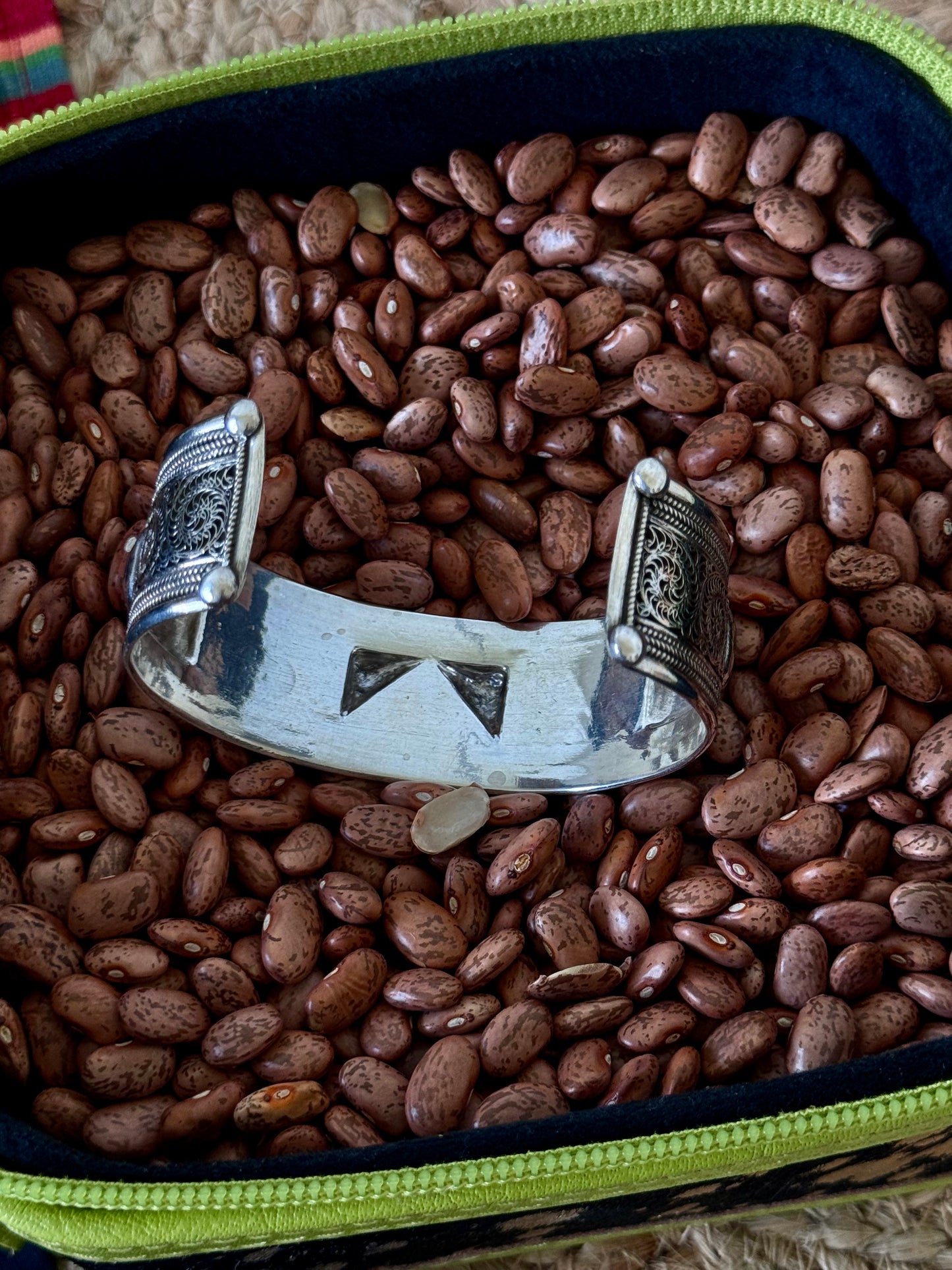 Thick Silver Detail Cuff