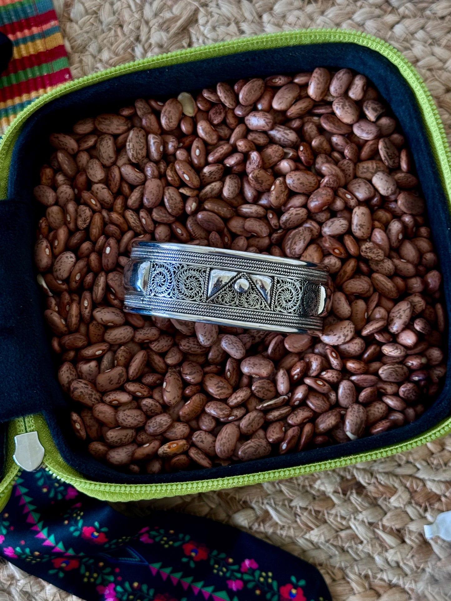 Thick Silver Detail Cuff