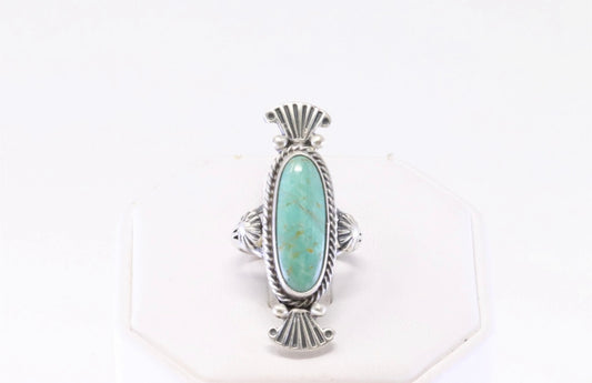 Navajo Sterling Silver Turquoise Ring