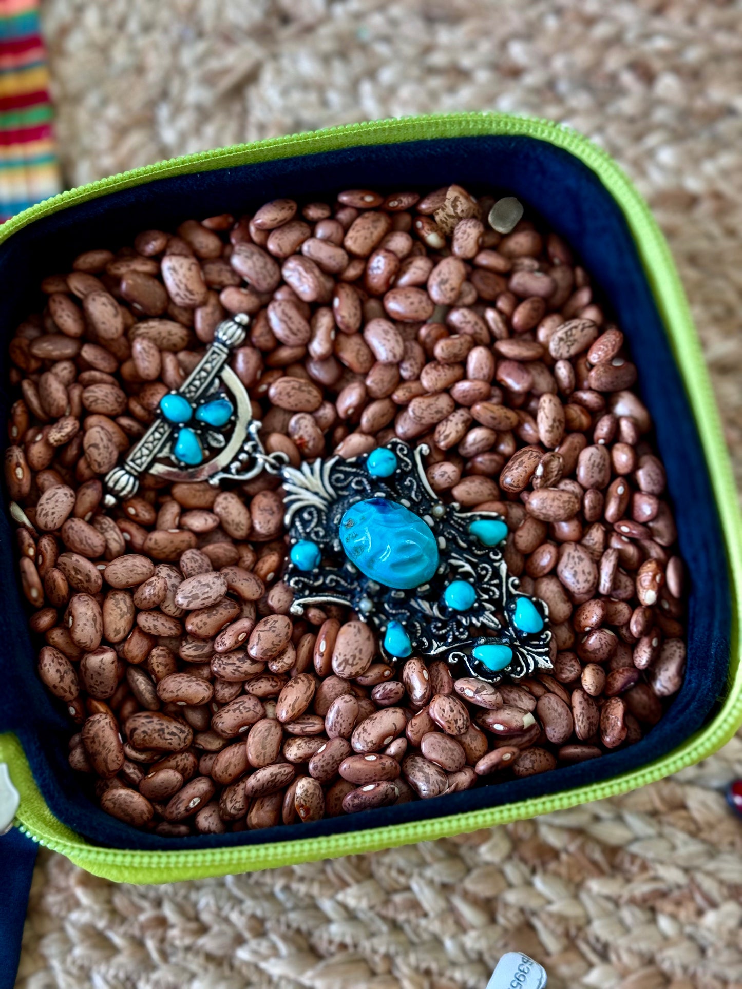 Large Turquoise Brooch