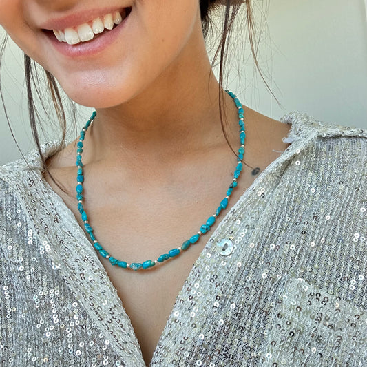 Turquoise Bead neckalce