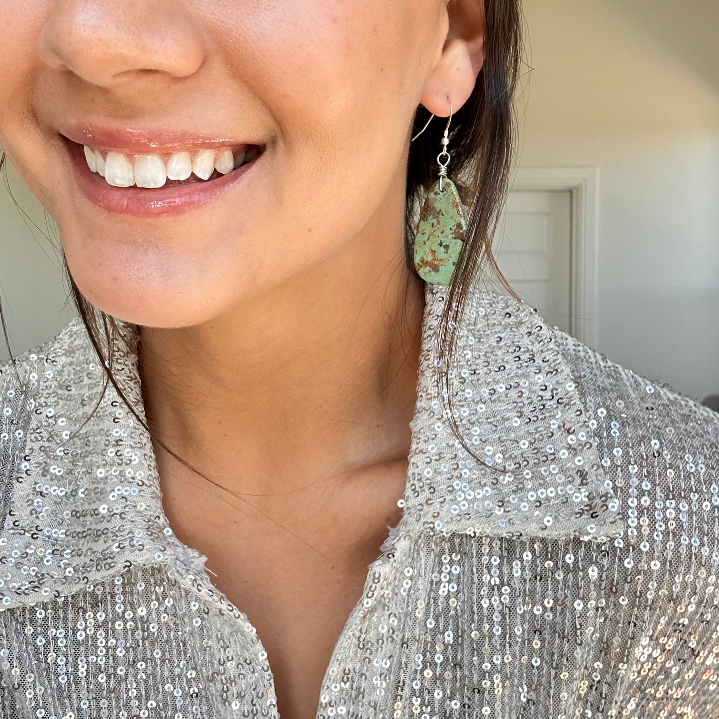 Sonoran Gold Slab earrings