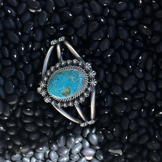 sterling silver turquoise cuff